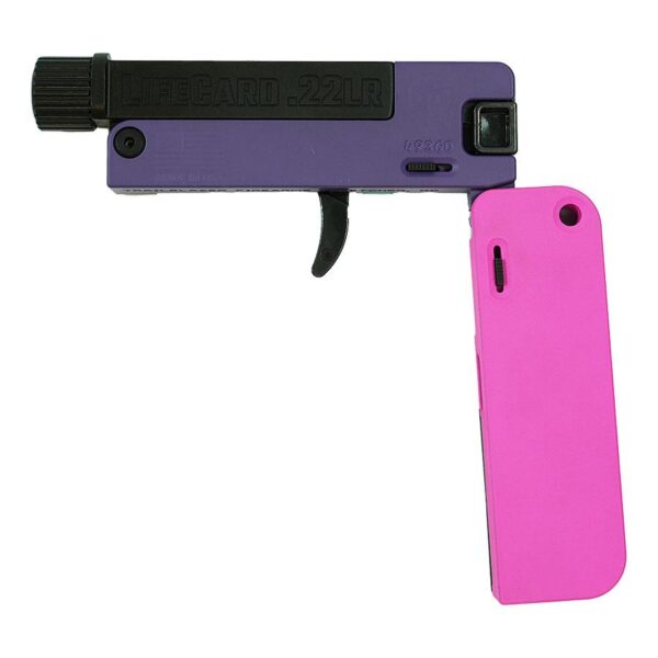 LifeCard Handgun .22 LR Single Shot 2.5" Threaded Barrel Confetti - Precision Shot Firearms