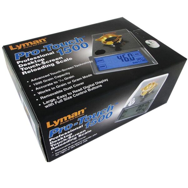 Lyman Pro-Touch 1500 Professional Desktop Touch-Screen Reloading Scale - Precision Shot Firearms