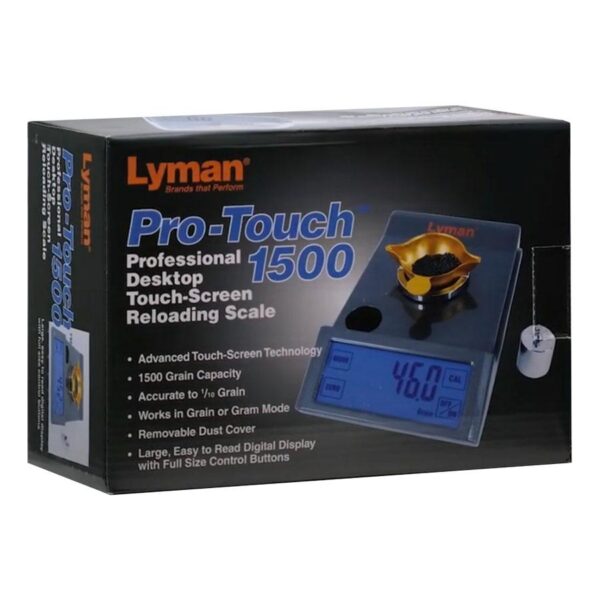 Lyman Pro-Touch 1500 Professional Desktop Touch-Screen Reloading Scale - Precision Shot Firearms