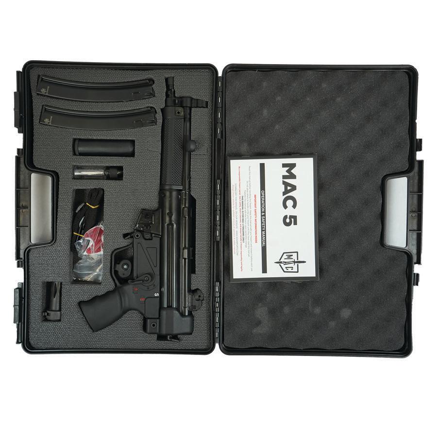 SDS MAC 5 w/Franklin Armory Binary Trigger Pistol 9mm Luger 30rd Magazines(2) 8.9" Barrel - Precision Shot Firearms