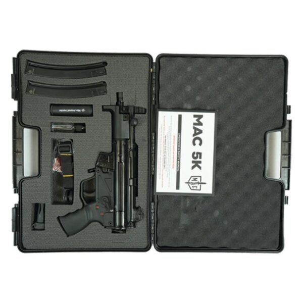MAC 5K w.Frankling Armory Binary Trigger Pistol 9mm Luger 30rd Magazines(2) 8.9" Barrel - Precision Shot Firearms