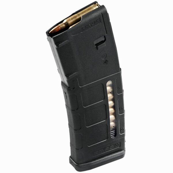 Magpul PMAG 30 AR/M4 GEN M2 MOE WINDOW Magazine 5.56X45mm NATO 30/rd Black Polymer MAG570-BLK - Precision Shot Firearms