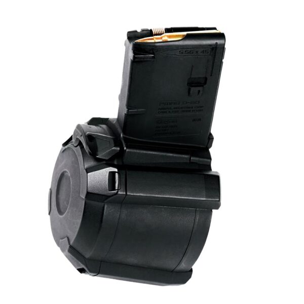Magpul PMAG D-60 AR/M4 Rifle Magazine Black Polymer 5.56X45mm NATO 60/rd - Precision Shot Firearms