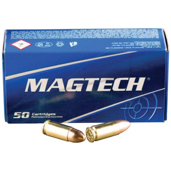 MagTech Handgun Ammunition 9mm Luger 115 gr FMJ 1135 fps 50/ct - Precision Shot Firearms