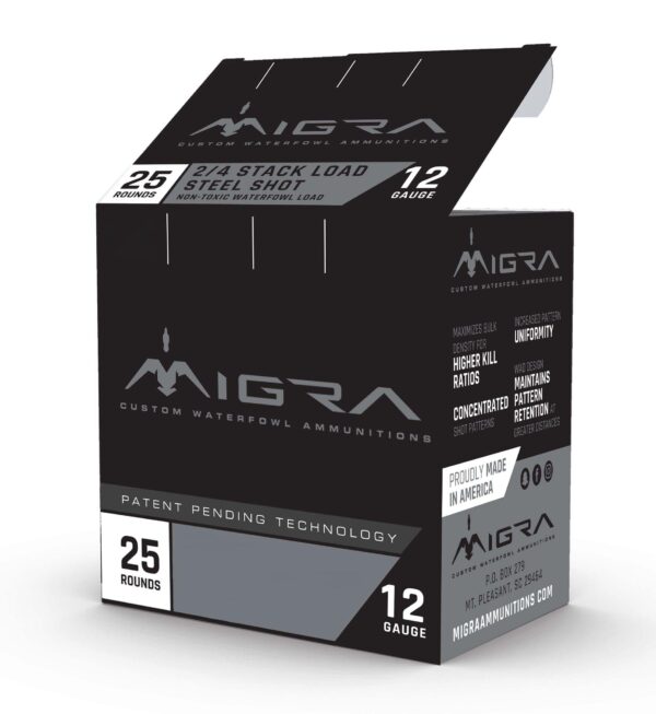 Migra Waterfowl Steel Shot Shotshells 12 ga 3" 1-1/4 oz 1430 fps #4#6 25/ct - Precision Shot Firearms