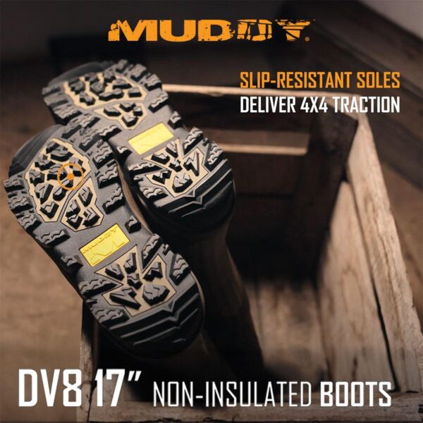 Muddy DV8 17" Non-Insulated Boots Clay Size 10D - Precision Shot Firearms