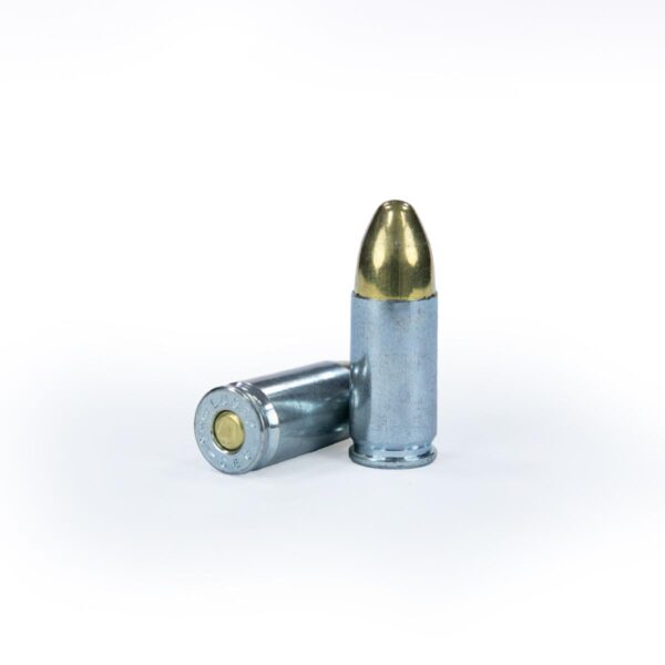 Magtech Steel Case (Zinc-Plated) Handgun Ammunition 9mm Luger 115 gr. FMJ 1135 fps 50/ct - Precision Shot Firearms