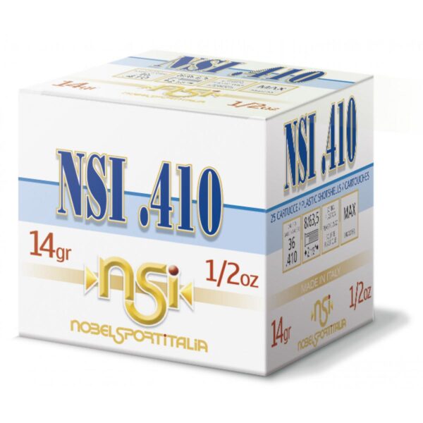 Nobel Sport Shotshells .410 ga 2-1/2" 1/2 oz 1240 fps #9 25/ct - Precision Shot Firearms