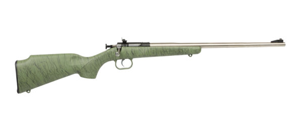 CRICKETT 22LR SS GRN/BLK WEB, KSA2442
