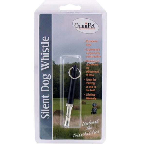 Omnipet European Silent Dog Whistle Black - Precision Shot Firearms