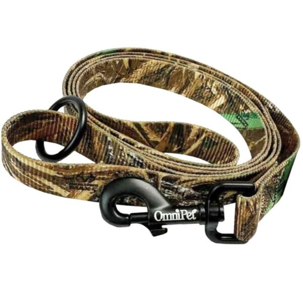 Omnipet Nylon Dog Lead 1" x 6ft Realtree Max 5 - Precision Shot Firearms
