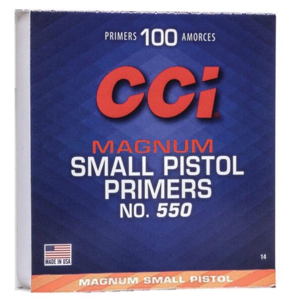 CCI Standard Primers #550 Magnum Small Pistol 1000/ct - Precision Shot Firearms