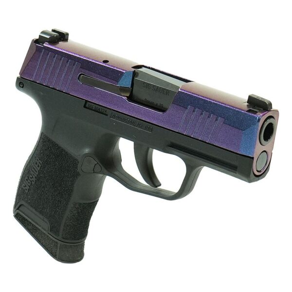 Sig Sauer Custom P365 "Mongoose Purple" Handgun 9mm Luger 10rd Magazines(2) 3.1" Barrel X-RAY3 Day/Night Sights - Precision Shot Firearms