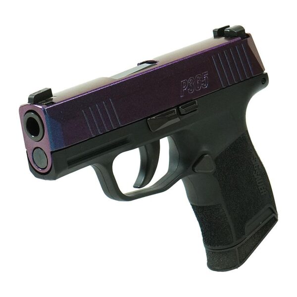 Sig Sauer Custom P365 "Mongoose Purple" Handgun 9mm Luger 10rd Magazines(2) 3.1" Barrel X-RAY3 Day/Night Sights - Precision Shot Firearms