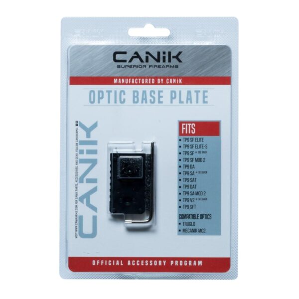 Canik Optic Base Plate (B) for Non Optic Ready Pistols Black - Precision Shot Firearms