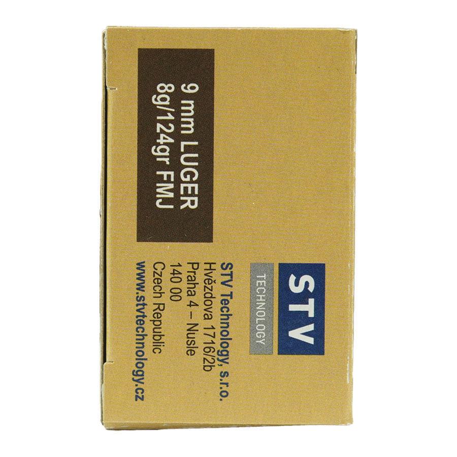 Patriot Sports Brass Case Handgun Ammunition 9mm Luger 124gr FMJ 1148 fps 1000/ct (Case of 20-50/ct Boxes) - Precision Shot Firearms