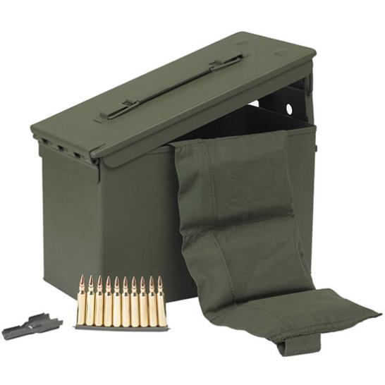 PMC Bronze Rifle Ammunition .223 Rem 55 gr FMJ 2900 fps - 1680/ct (2-M2A1 Metal Boxes(840) w/ Bandoleer) - Precision Shot Firearms