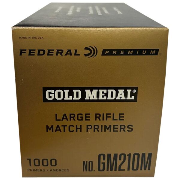 Federal Premium Gold Medal Centerfire Primers-Large Rifle Match - Precision Shot Firearms