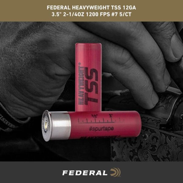 Federal Heavyweight TSS 12ga 3.5" 2-1/4oz 1200 fps #7 5/ct - Precision Shot Firearms
