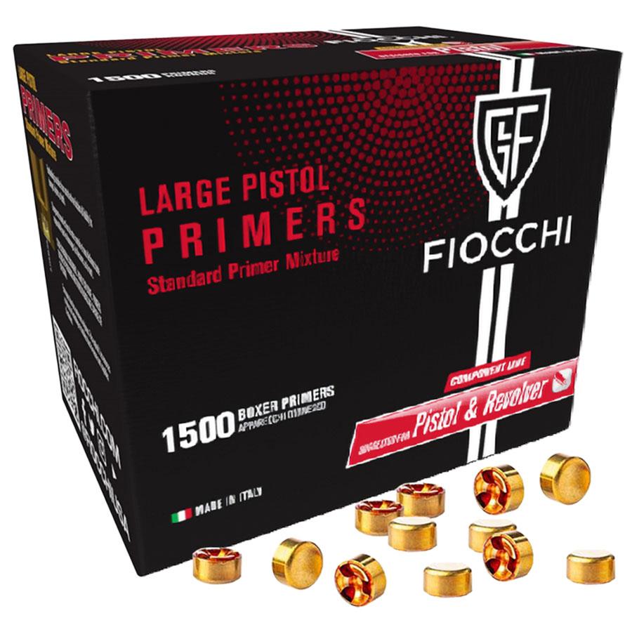 Fiocchi Large Pistol Primers - 1500/ct - Precision Shot Firearms