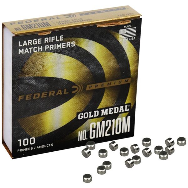 Federal Premium Gold Medal Centerfire Primers-Large Rifle Match - Precision Shot Firearms