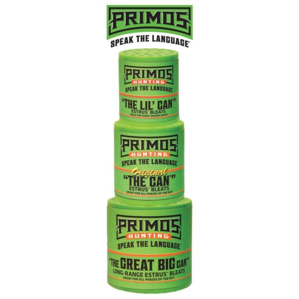 Primos The Can Family Pack w/Lil Original & Great Big Can's Deer Call - Precision Shot Firearms