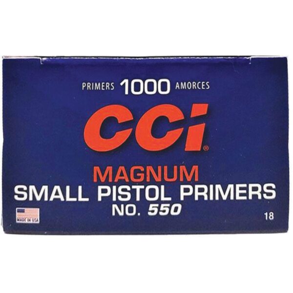 CCI Standard Primers #550 Magnum Small Pistol 1000/ct - Precision Shot Firearms