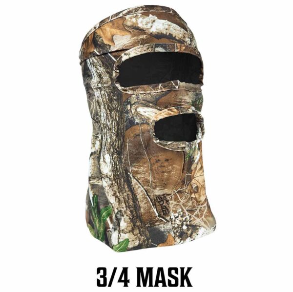 Primos Stretch Fit Mask - RealTree Edge Camo 3/4 Face - Precision Shot Firearms