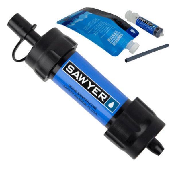 Sawyer MINI Water Filtration System Blue - Precision Shot Firearms