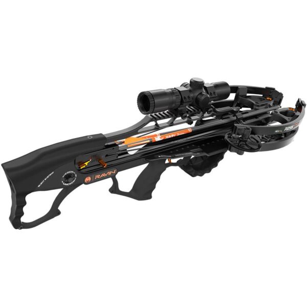 Ravin R29X Crossbow Package with Illum Scope & Arrows Draw Handle Black - Precision Shot Firearms