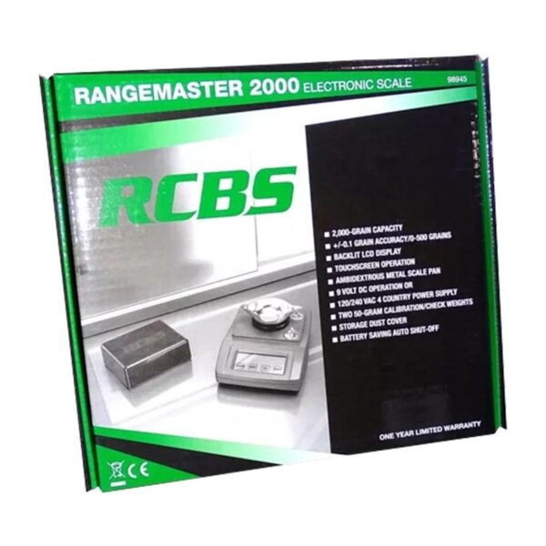 RCBS Rangemaster 2000 Electronic Scale 120/240-VAC/9V-DC - Precision Shot Firearms