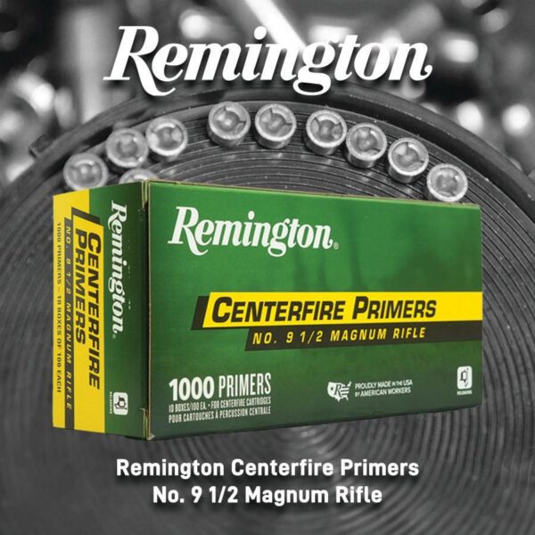 Remington Centerfire Large Rifle Primers- 9-1/2 Magnum Rifle - Precision Shot Firearms