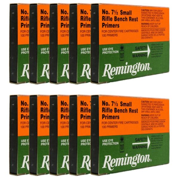 Remington Centerfire Primers-7-1/2 Small Rifle BR 1000/ct - Precision Shot Firearms
