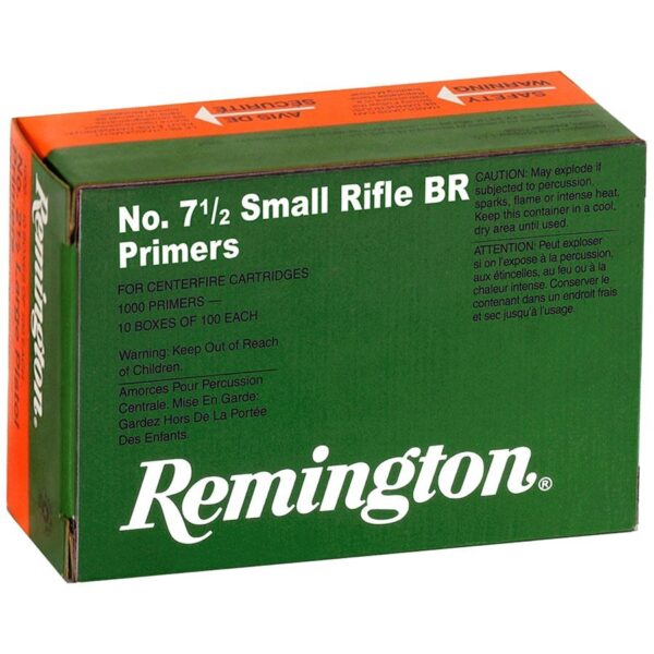 Remington Centerfire Primers-7-1/2 Small Rifle BR 1000/ct - Precision Shot Firearms