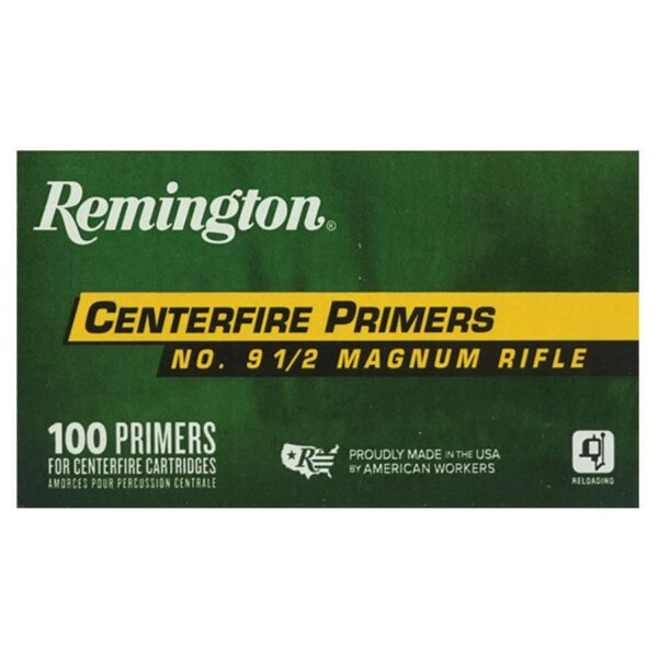 Remington Centerfire Large Rifle Primers- 9-1/2 Magnum Rifle - Precision Shot Firearms