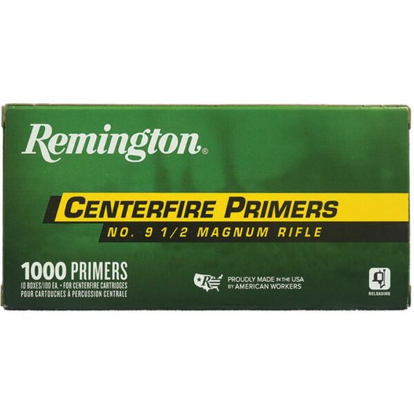 Remington Centerfire Large Rifle Primers- 9-1/2 Magnum Rifle - Precision Shot Firearms