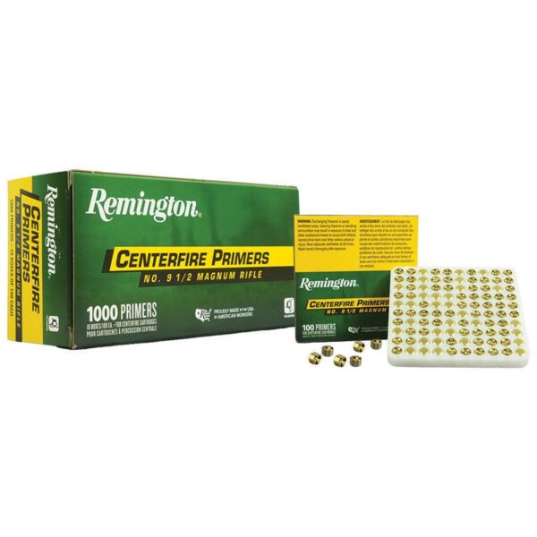 Remington Centerfire Large Rifle Primers- 9-1/2 Magnum Rifle - Precision Shot Firearms