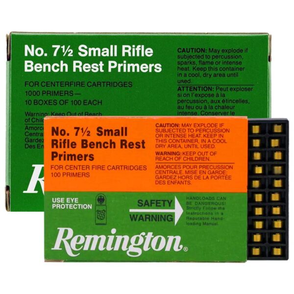 Remington Centerfire Primers-7-1/2 Small Rifle BR 1000/ct - Precision Shot Firearms