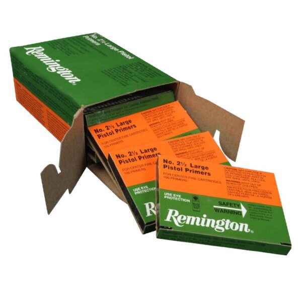 Remington Centerfire Primers- 2-1/2 Large Pistol 1000/ct - Precision Shot Firearms