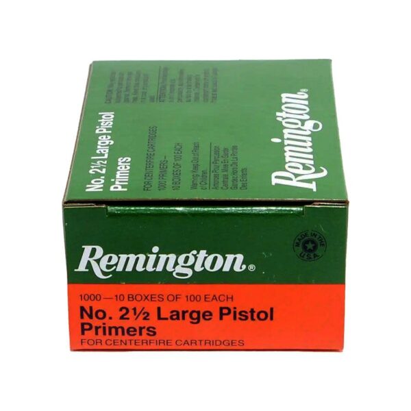 Remington Centerfire Primers- 2-1/2 Large Pistol 1000/ct - Precision Shot Firearms