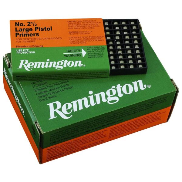 Remington Centerfire Primers- 2-1/2 Large Pistol 1000/ct - Precision Shot Firearms