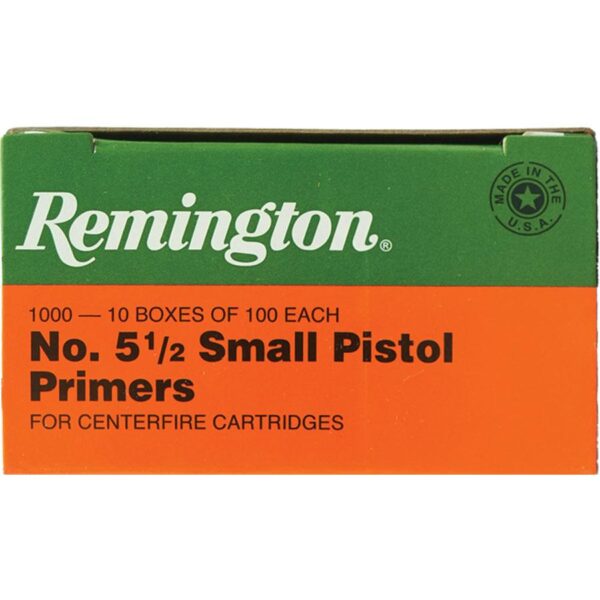 Remington Centerfire Primers 5-1/2 Small Pistol 1000/ct - Precision Shot Firearms