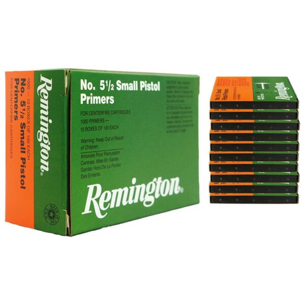 Remington Centerfire Primers 5-1/2 Small Pistol 1000/ct - Precision Shot Firearms