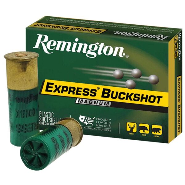 Remington Express Magnum Buckshot Shotshells 12 ga 3-1/2" 18 plts #00 1125 fps 5/ct - Precision Shot Firearms