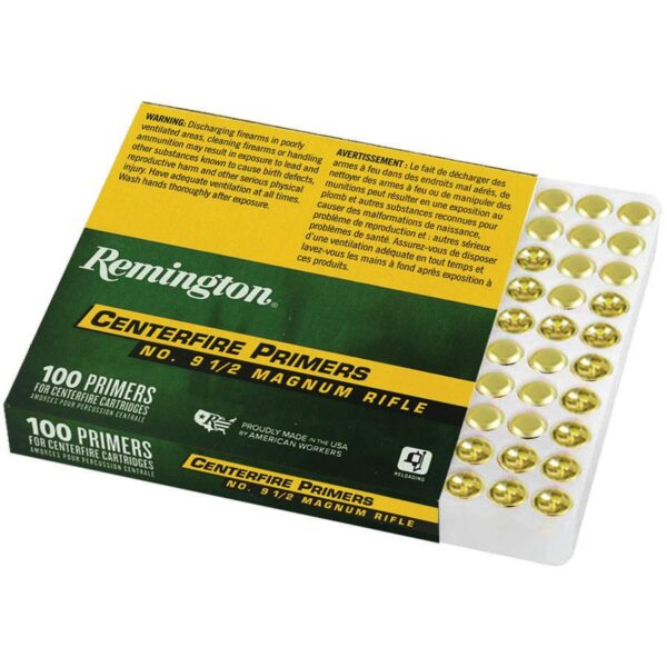 Remington Centerfire Large Rifle Primers- 9-1/2 Magnum Rifle - Precision Shot Firearms
