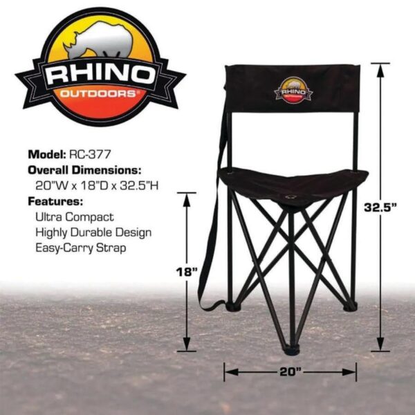 Rhino Blinds Folding Tripod Hunting Chair - Precision Shot Firearms