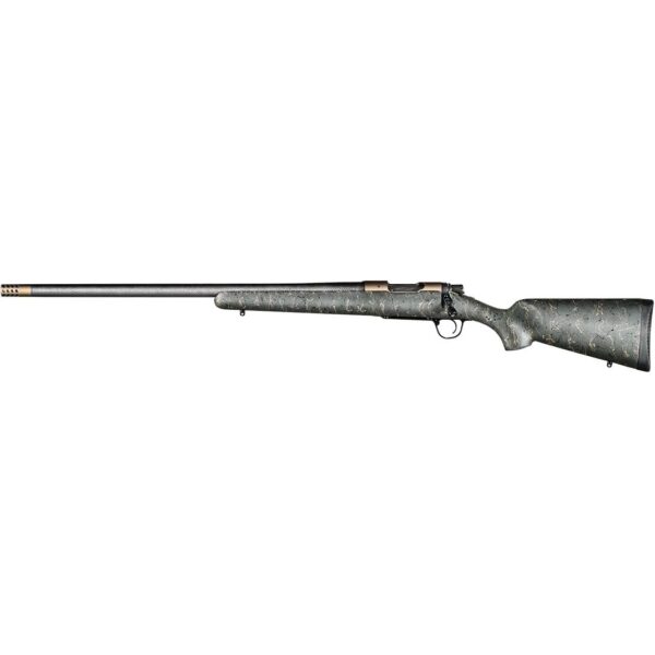 Christensen Arms Ridgeline Left Hand Rifle 28 Nosler 3rd Magazine 26" Bronze Barrel Green Black/Tan Webbing Stock - Precision Shot Firearms