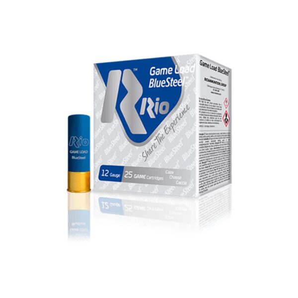 Rio Game Load Blue Steel Shotshells 12 ga 2-3/4" 1-1/8oz 1360 fps #6 25/ct - Precision Shot Firearms