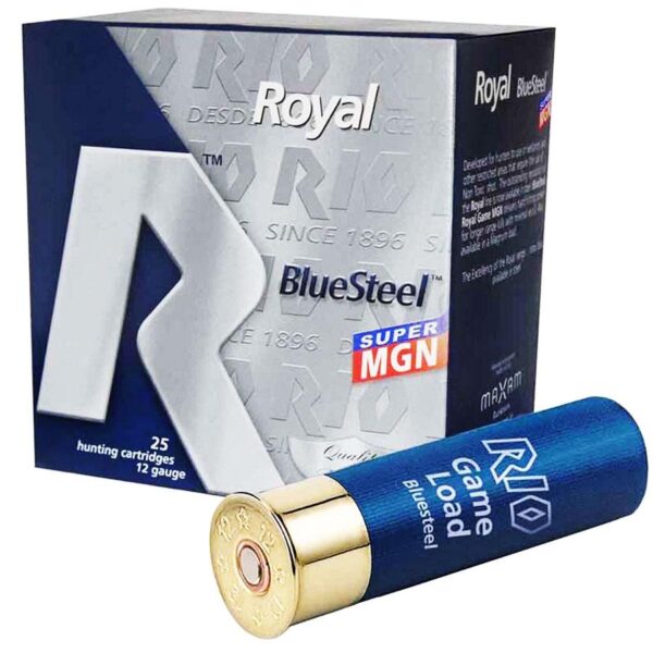 Rio Royal BlueSteel 12 ga 3 1/2" MAX 1 3/8 oz #BB 1550 fps - 25/ct - Precision Shot Firearms