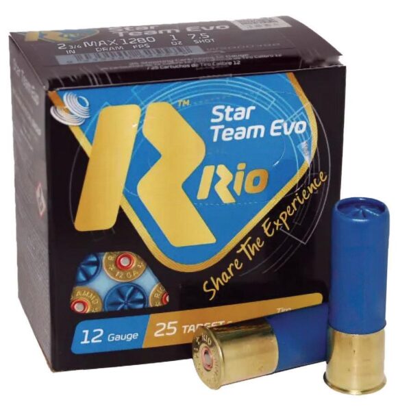 Rio Star Team 12 ga 2-3/4" 1 oz 1280 fps #7.5 25/ct - Precision Shot Firearms